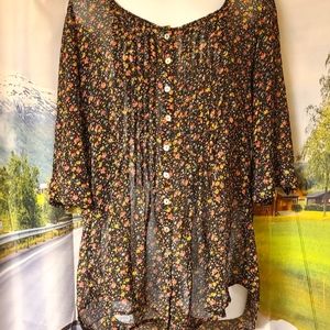 Sound & Matter Sheer Blouse